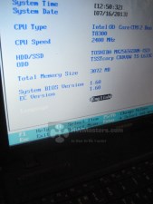 Toshiba C660 T8300 BIOS